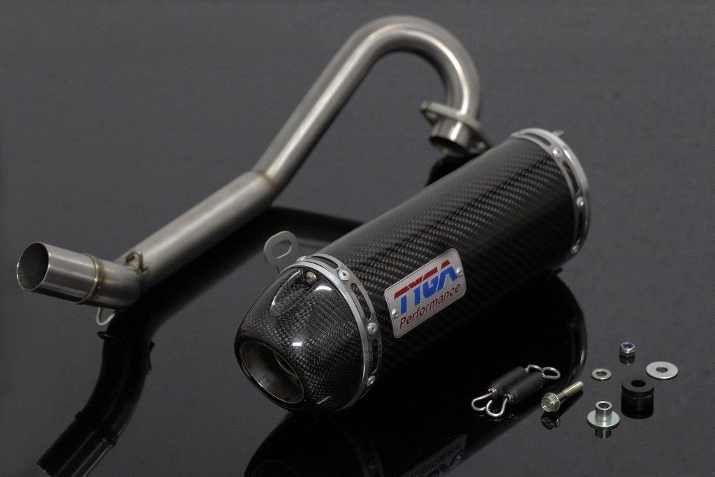 TYGA PERFORMANCE タイガパフォーマンス フルレースシステム ハイレベル カーボン オーバル モンキー125 HONDA ホンダ フルエキゾーストマフラー マフラー｜ウェビック　店