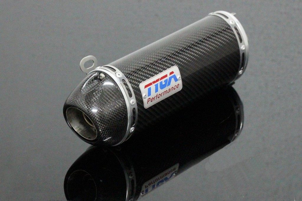 TYGA PERFORMANCE タイガパフォーマンス サイレンサーオーバル/カーボンエンドキャップ モンキー125 HONDA ホンダ スリップオンマフラー マフラー|ウェビック 店