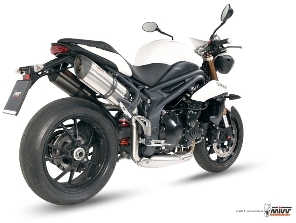 MIVV ミヴ SUONO スリップオンマフラー SPEED TRIPLE TRIUMPH トライアンフ マフラー|ウェビック 店