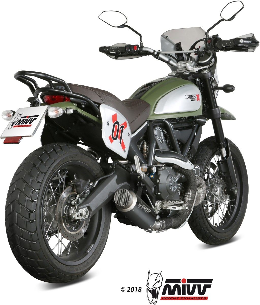 MIVV ミヴ GP PRO BLACK スリップオンマフラー SCRAMBLER 800 DUCATI ドゥカティ マフラー