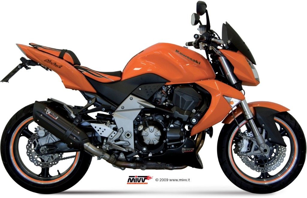 MIVV ミヴ SUONO BLACK スリップオンマフラー Z1000 水冷 KAWASAKI カワサキ マフラー|ウェビック 店