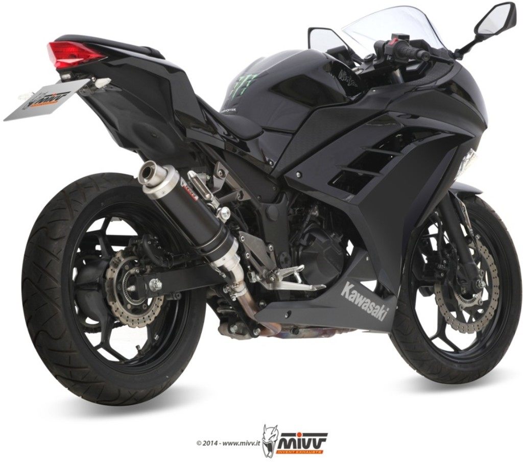 MIVV ミヴ GP BLACK スリップオンマフラー ニンジャ300 Z300 KAWASAKI カワサキ マフラー 44,497円