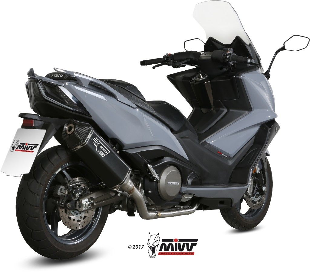 MIVV ミヴ SPEED EDGE BLACK フルエキゾーストマフラー AK550 KYMCO キムコ マフラー|ウェビック 店