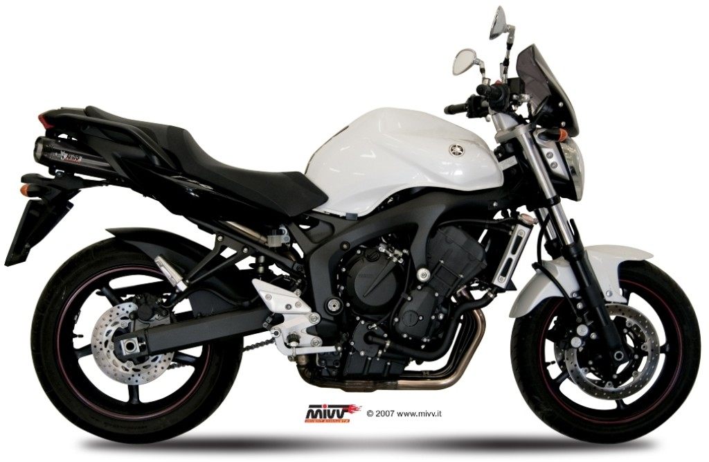MIVV ミヴ SUONO BLACKスリップオンマフラー FZ6-Sフェザー FZ6/FZ6 FAZER YAMAHA ヤマハ スリップオンマフラー マフラー|ウェビック 店