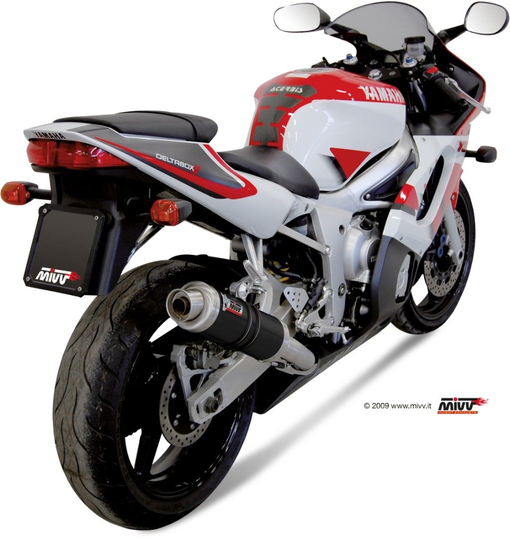 MIVV ミヴ GP BLACKスリップオンマフラー YZF-R6 YAMAHA ヤマハ スリップオンマフラー マフラー｜ウェビック　店