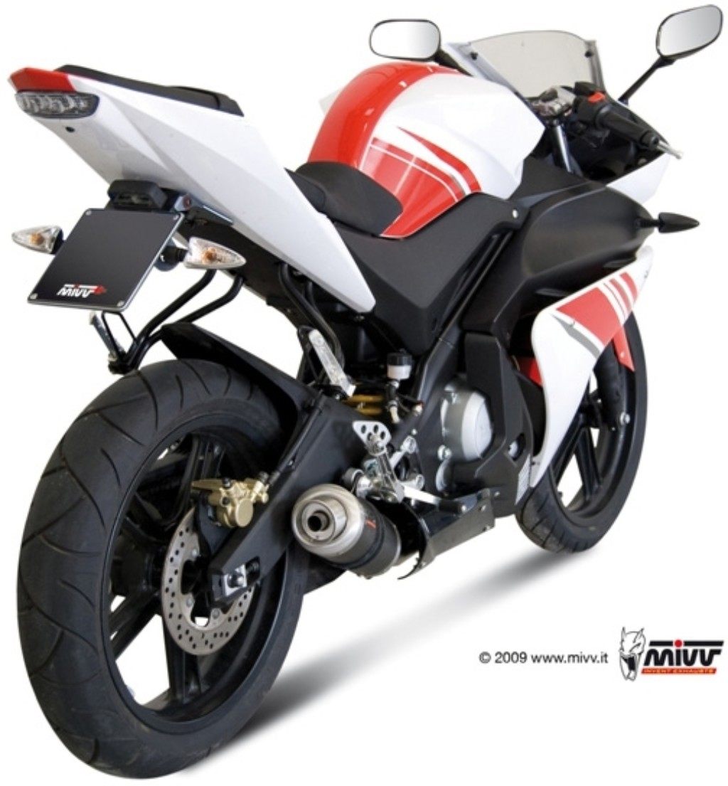 yzf-r125 mivvフルエキゾーストマフラー 楽天市場】MIVV ミヴ GP BLACK フルエキゾーストマフラー YZF-R125
