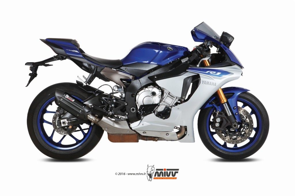 MIVV ミヴ SUONO BLACKスリップオンマフラー YZF-R1 YAMAHA ヤマハ スリップオンマフラー マフラー