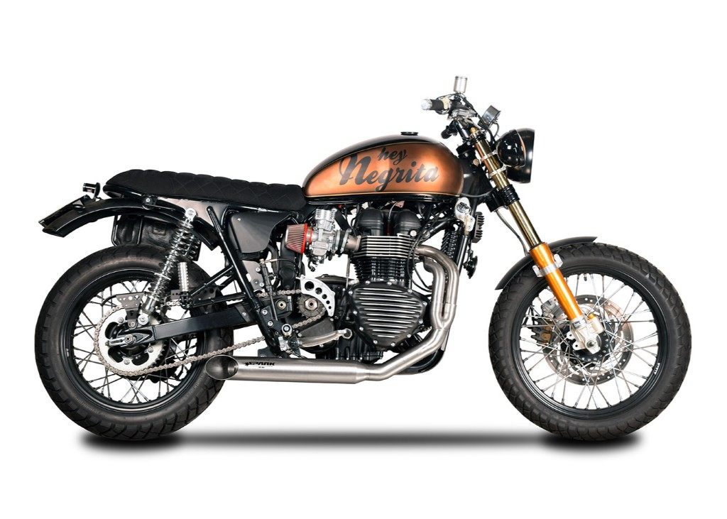 SPARK EXHAUST スパーク マフラー HOT ROAD フルエキゾーストマフラー 2本出し Bonneville T100 TRIUMPH トライアンフ 材質：ステンレス
