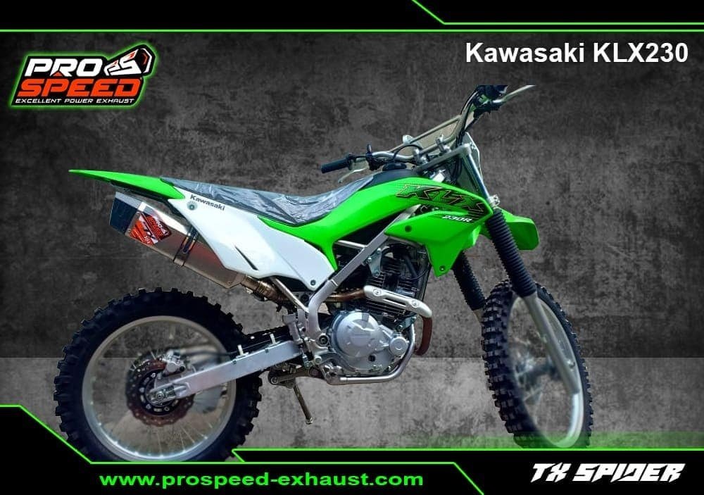 PROSPEED プロスピード スリップオンエキゾーストマフラー TXスパイダーシリーズ KLX230 KAWASAKI カワサキ スリップオンマフラー マフラー