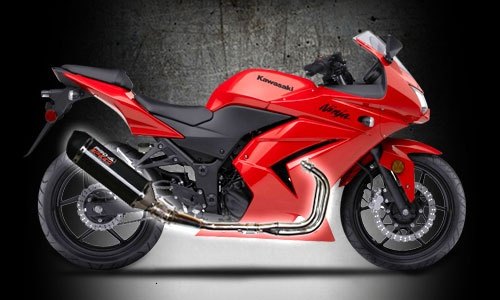 PROSPEED プロスピード フルシステムエキゾーストマフラー ブラックカーボンシリーズ Ninja250R KAWASAKI カワサキ フルエキゾーストマフラー マフラー