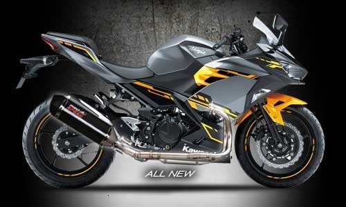 PROSPEED プロスピード フルシステムエキゾーストマフラー ブラックカーボンシリーズ Ninja250 KAWASAKI カワサキ フルエキゾーストマフラー マフラー