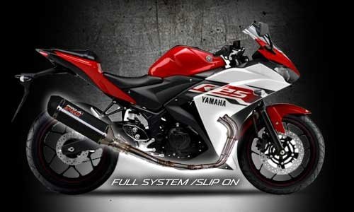 PROSPEED プロスピード フルシステムエキゾーストマフラー ブラックカーボンシリーズ YZF-R25 YZF-R3 YAMAHA ヤマハ フルエキゾーストマフラー マフラー｜ウェビック　店