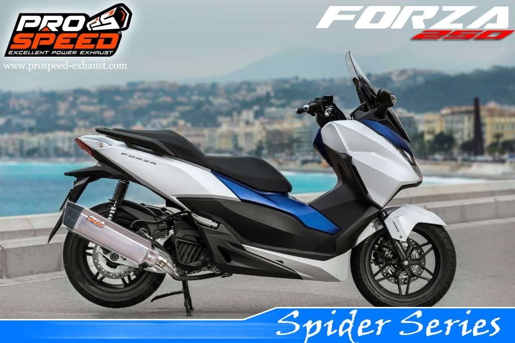 PROSPEED プロスピード フルシステムエキゾーストマフラー スパイダー50シリーズ Forza250 フォルツァMF13E HONDA ホンダ フルエキゾーストマフラー マフラー｜ウェビック　店