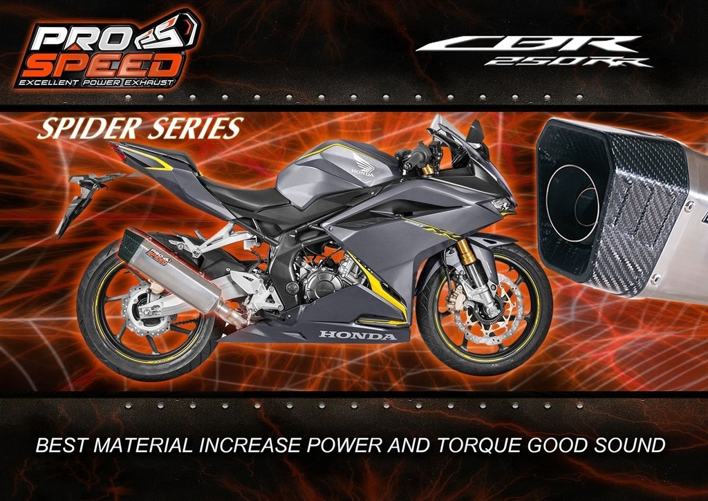 PROSPEED プロスピード フルシステムエキゾーストマフラー スパイダー50シリーズ CBR250RR2017- HONDA ホンダ フルエキゾーストマフラー マフラー