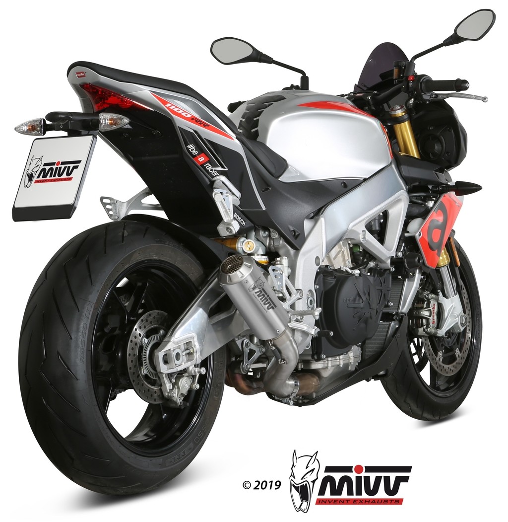 MIVV ミヴ MK3 スリップオンマフラー TUONO V4 1100 APRILIA アプリリア マフラー