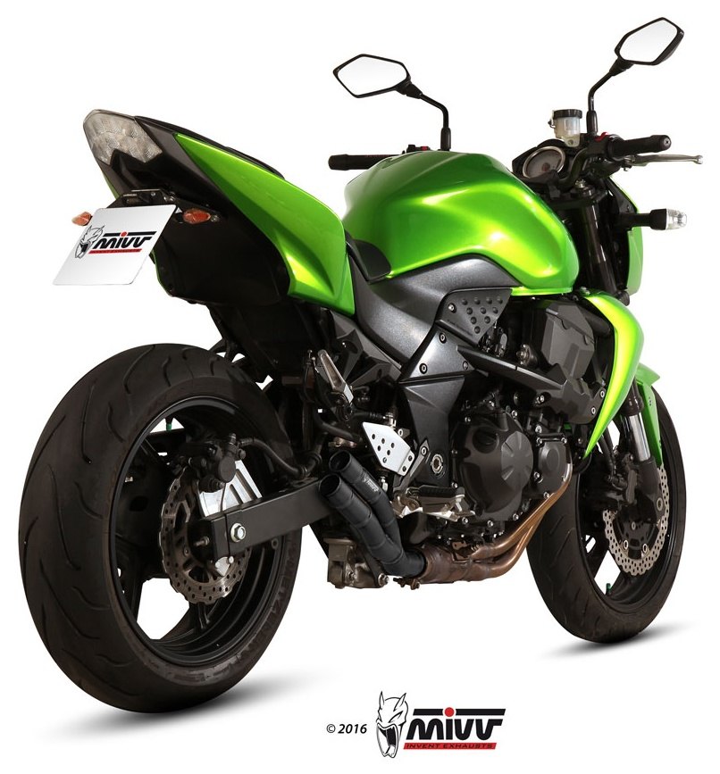 MIVV ミヴ DOUBLE GUN スリップオンマフラー Z 750 KAWASAKI カワサキ マフラー｜ウェビック　店