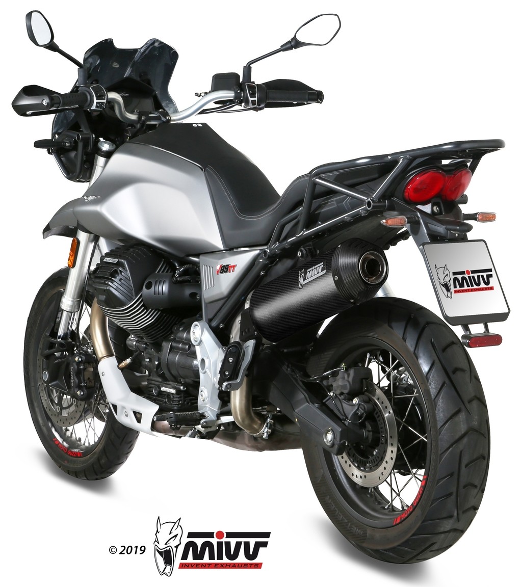 MIVV ミヴ OVAL スリップオンマフラー V85 850 TT MOTOGUZZI モトグッチ マフラー｜ウェビック　店