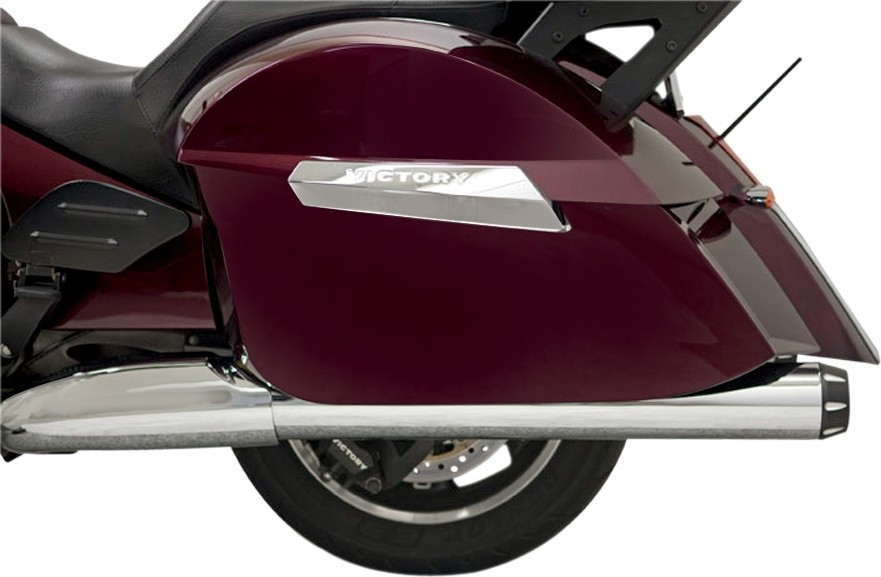 BASSANI バッサーニ 補修用マフラー PSEUDO XCTRY【MUFFLER XCTRY】 Classic 2013 - 2015 Cross Country 2010 2017 Tour 106 2016 Roads Hardball 2012 Magnum VICTORY ヴィクトリー 補修・汎用サイレンサー マフラー カラー：ナチュラル (仕上げ：Chrome) [1811-2487]｜ウェビック　店