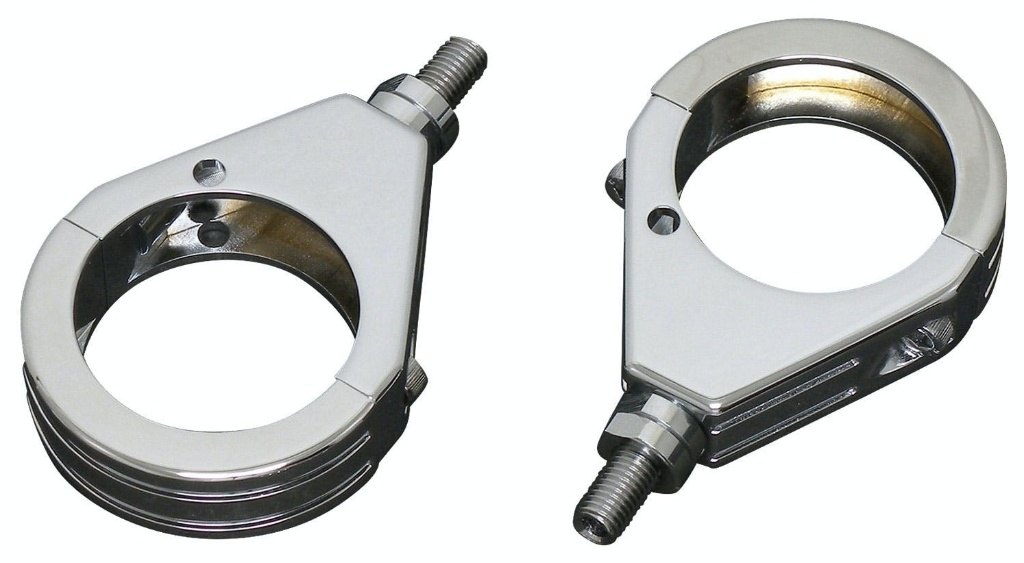 Neofactory ネオファクトリー リブタイプ39mmフォーク用ウインカークランプキット 39mmのフロントフォーク車両 HARLEY-DAVIDSON ハーレーダビッドソン ウインカーステー・マウント 灯火類 電装系