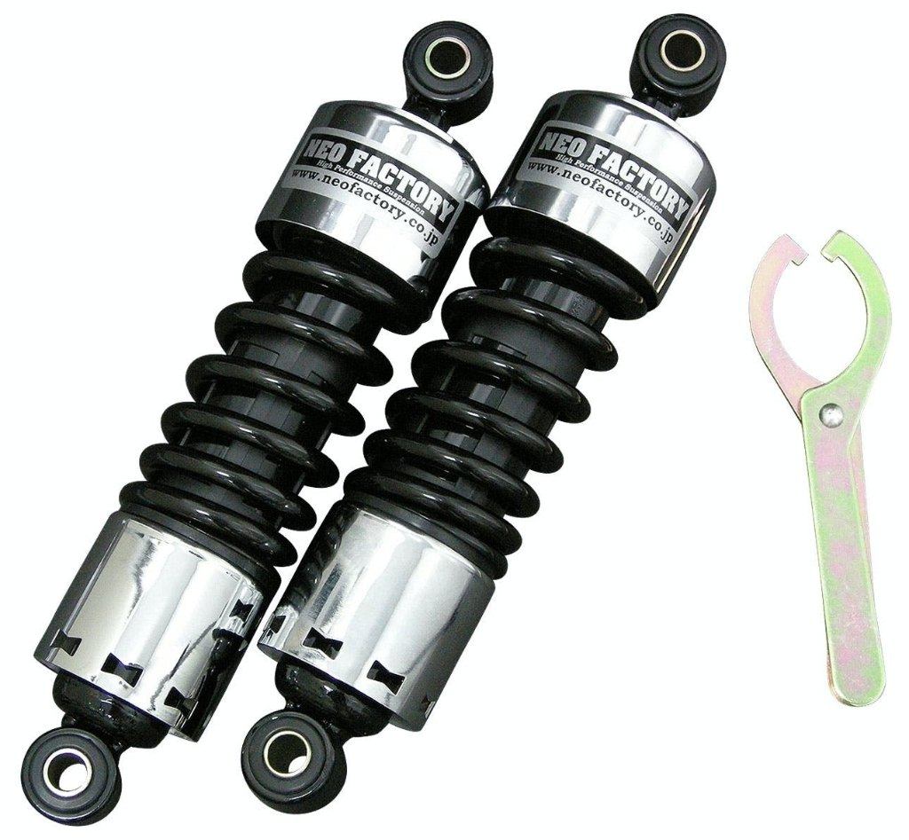 11in ショートショック ダイナ用 クロム サスペンション 2個セット 11in ショートショック ダイナ用 クロム サスペンション 2個