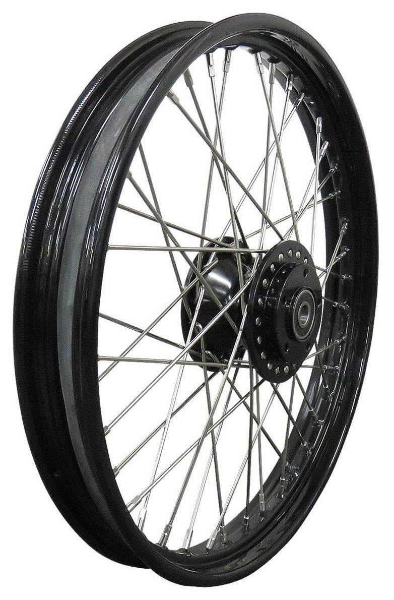 楽天市場】部品屋K&W 21インチ スポークホイール 2.15J 40本スポーク