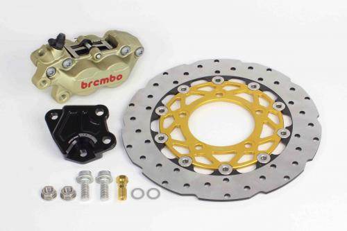 SP武川 SPタケガワ ハイパーブレーキキット(brembo 4P付属) シグナスX SR YAMAHA ヤマハ ブレーキディスクローターキット ブレーキ
