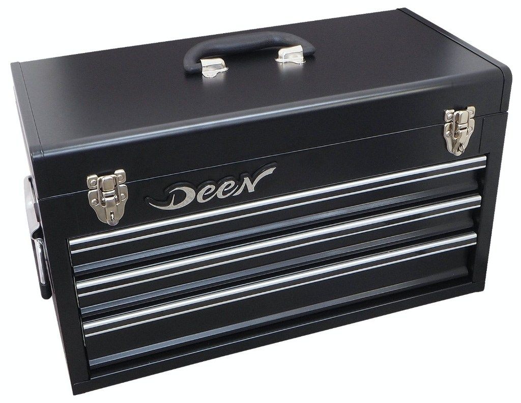 DEEN ディーン 3段トップチェスト ブラック その他、工具箱 工具箱 工具箱（収納）｜ウェビック　店