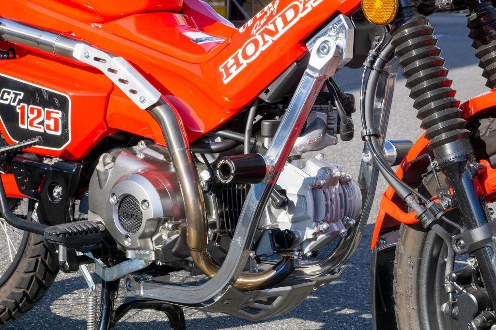 OVER オーヴァー ダウンチューブ CT125 HONDA ホンダ サブフレーム フレーム カラー：シルバー(ポリッシュ仕上げ)｜ウェビック　店