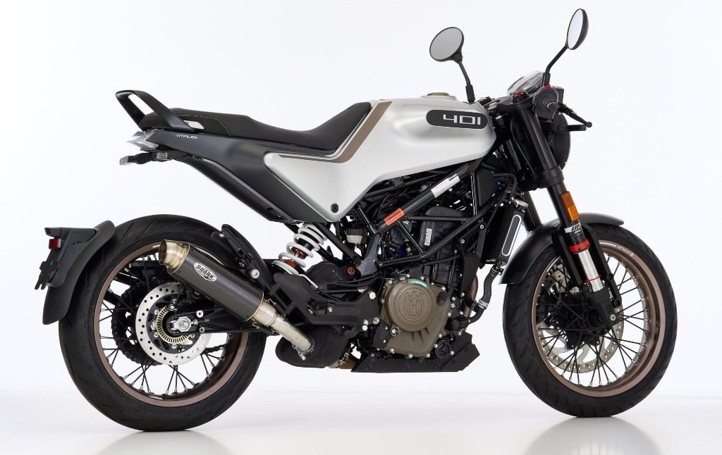 SHARK シャーク SRC 4 スリップオンエキゾースト (1-1) スーパーショート Svartpilen 401 Vitpilen HUSQVARNA ハスクバーナ スリップオンマフラー マフラー material：carbon｜ウェビック　店