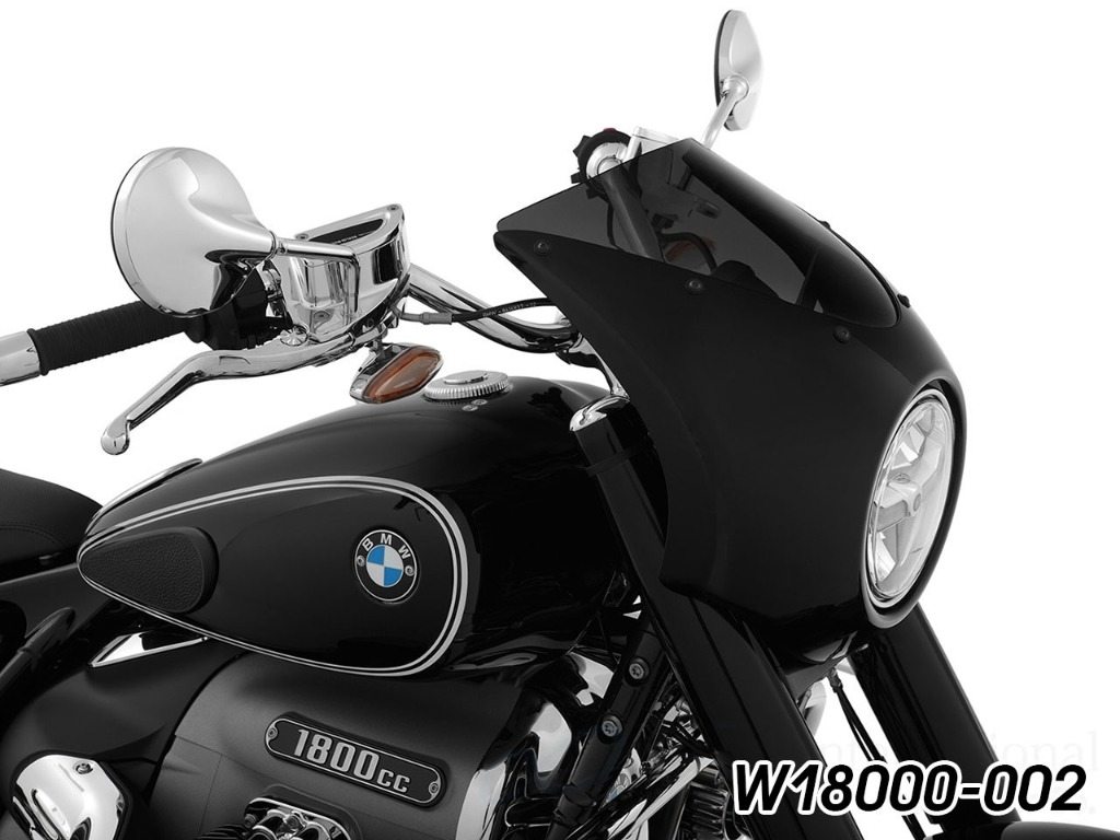 Wunderlich ワンダーリッヒ フロントマスク R18 BMW ビキニカウル カウル関連 外装 カラー：ブラックストームメタリック｜ウェビック　店