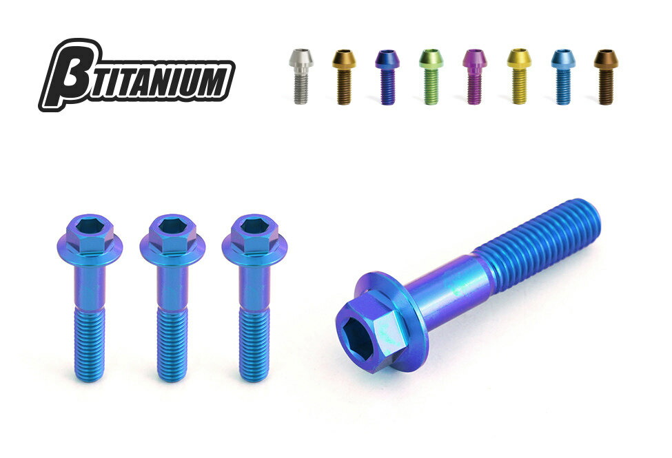 βTITANIUM ベータチタニウム ハンドルクランプ チタンボルトキット S1000R BMW その他ハンドルオプション・補修部品 ハンドル カラー:シルバー(処理無し)