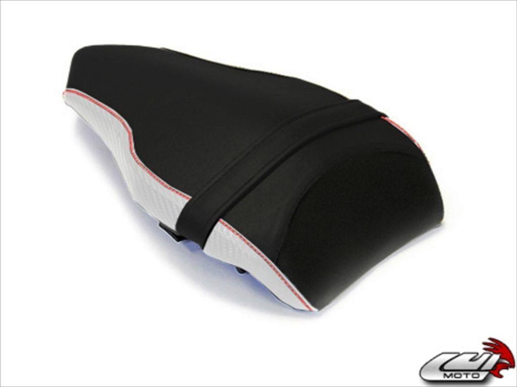 LUIMOTO ルイモト リアシートカバー 848 1098 1198 DUCATI ドゥカティ シートカバー シート関連 外装 カラー：CFパール／レッドステッチ