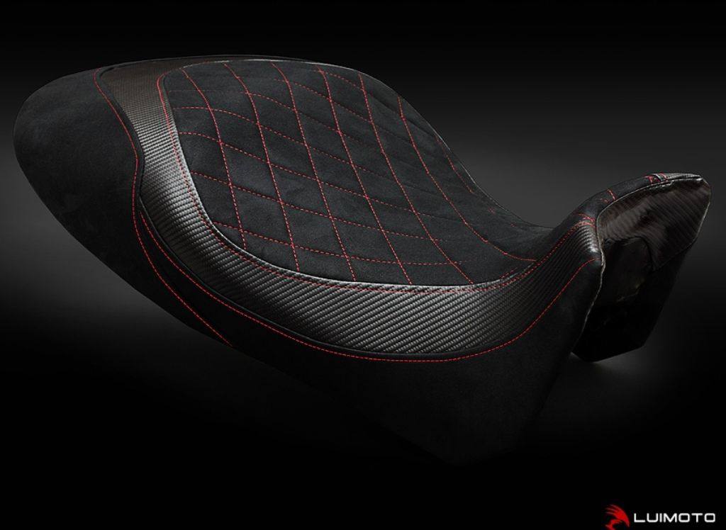 LUIMOTO ルイモト フロントシートカバー DIAVEL DUCATI ドゥカティ シートカバー シート関連 外装 カラー：レッドキルト／レッドステッチ