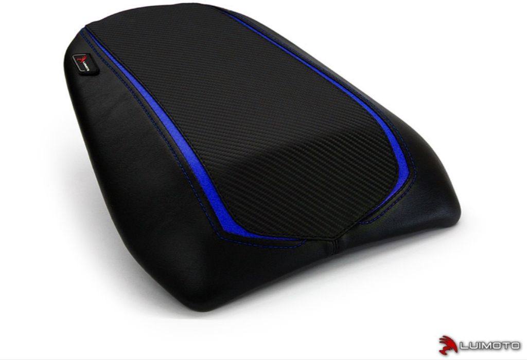 LUIMOTO ルイモト リアシートカバー Ninja650 ER6N ER6F KAWASAKI カワサキ シートカバー シート関連 外装 カラー:ディープブルー/ブルーステッチ|ウェビック 店