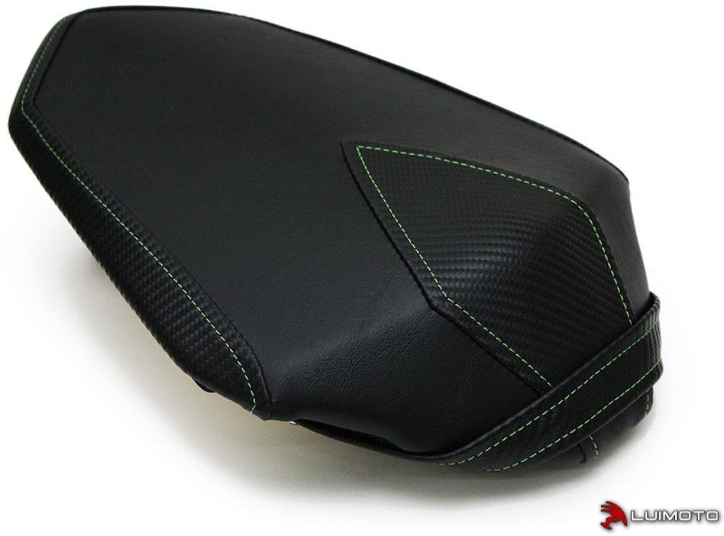 LUIMOTO ルイモト リアシートカバー Z800 KAWASAKI カワサキ シートカバー シート関連 外装 カラー：ブラック／グリーンステッチ