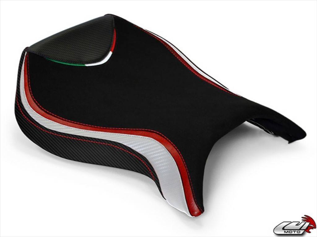 LUIMOTO ルイモト フロントシートカバー F4 MV AGUSTA アグスタ シートカバー シート関連 外装 カラー：ディープレッド／CFパール／レッドステッチ