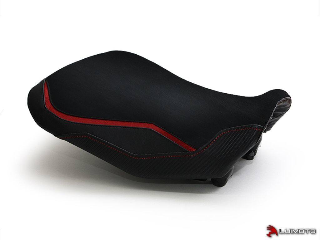 LUIMOTO ルイモト フロントシートカバー FJ-09 MT-09トレーサー YAMAHA ヤマハ シートカバー シート関連 外装 カラー：SPブラック／ディープレッド／CFブラック／レッドステッチ