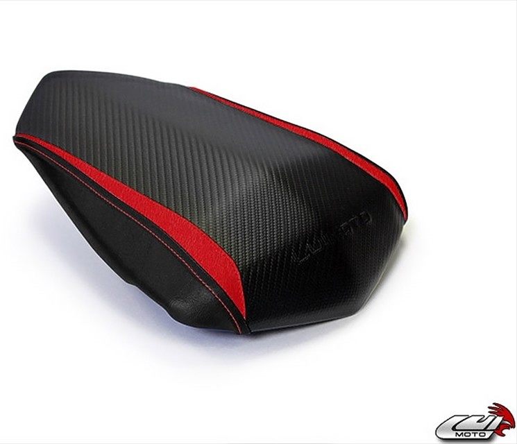 LUIMOTO ルイモト リアシートカバー YZF-R1 YAMAHA ヤマハ シートカバー シート関連 外装 カラー:ディープレッド/ブラック/レッドステッチ|ウェビック 店