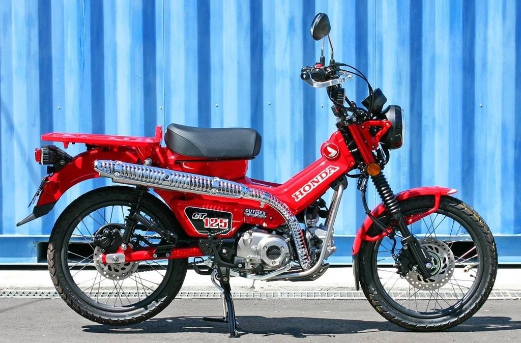 ハンターカブ　アウテックス マフラー 楽天市場】OUTEX アウテックス OUTEXマフラー CT125 ハンター