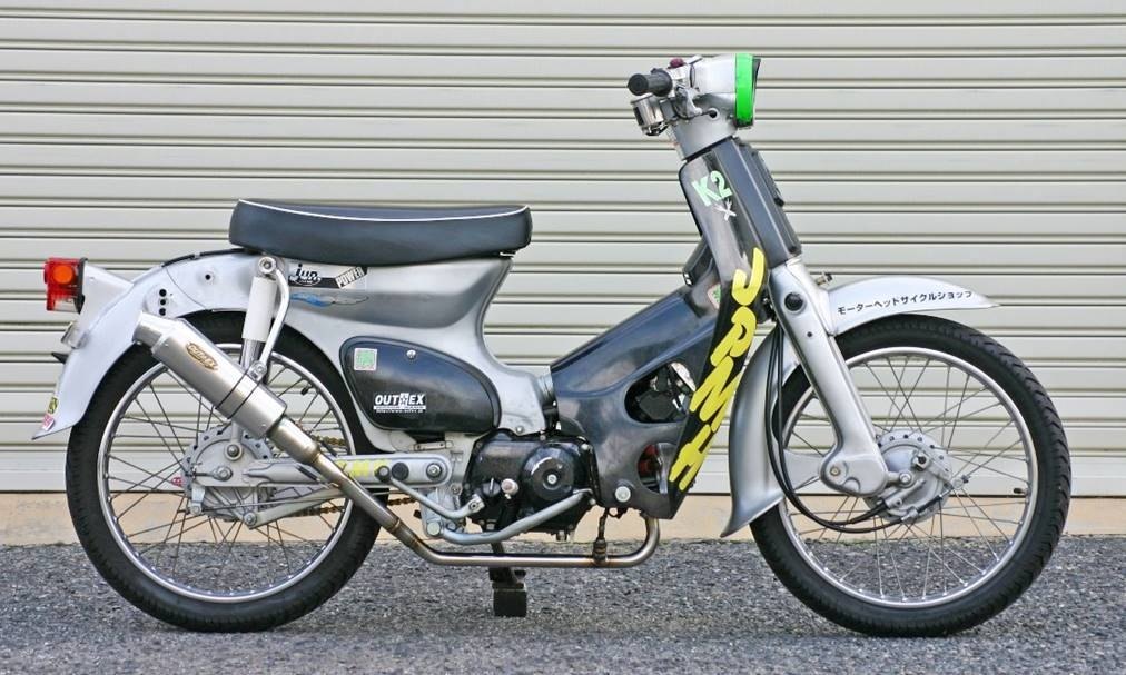 OUTEX アウテックス OUTEXマフラー スーパーカブ50 リトルカブ HONDA ホンダ フルエキゾーストマフラー マフラー｜ウェビック　店