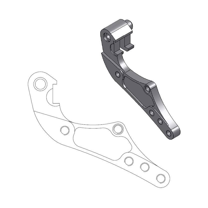 MOTOMASTER モトマスター 298mm フロントブレーキディスク用キャリパーサポート SWM KTM HUSQVARNA ハスクバーナ BMW キャリパーサポート・ブラケット ブレーキ 15,194円