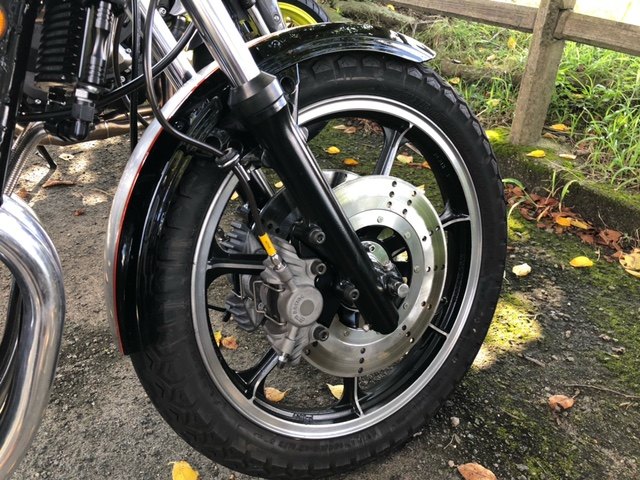 SPEED SHOP ITO スピードショップイトウ Z550FX(E1-E3)296mmローター／CP2696用キャリパーサポート Z550FX KAWASAKI カワサキ キャリパーサポート・ブラケット ブレーキ タイプ：ダブルディスク用穴あき黒