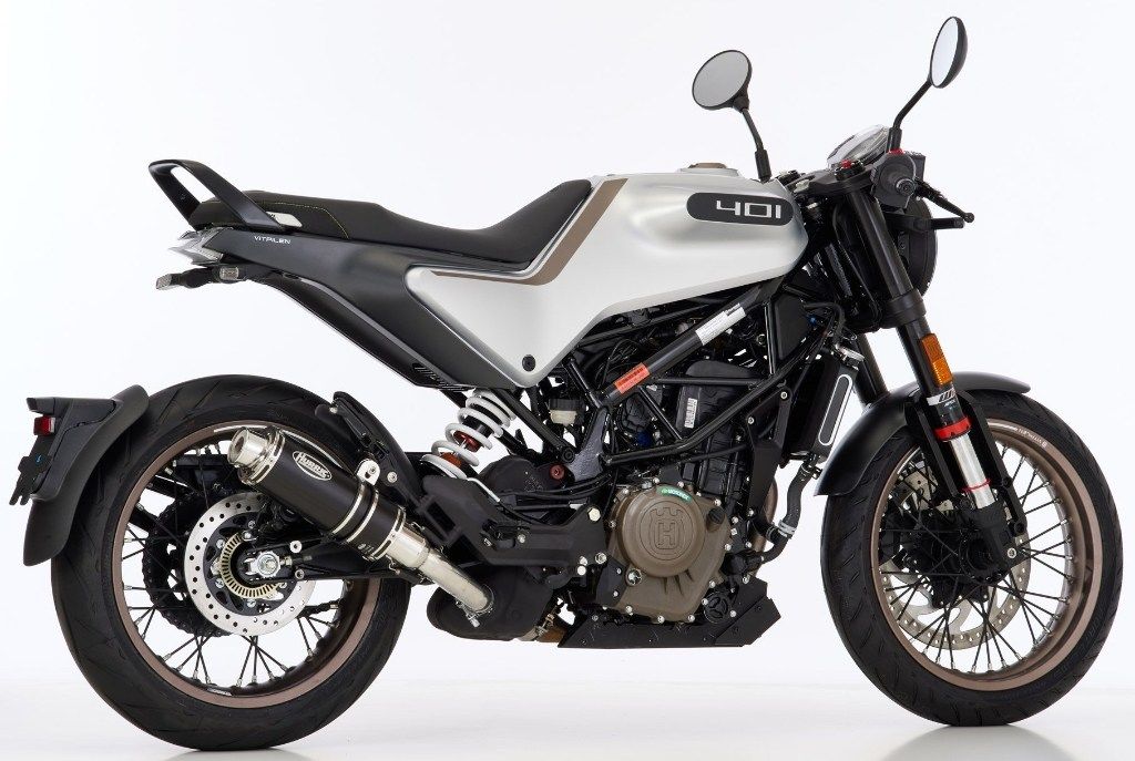HURRIC フリック Supersport スリップオンマフラー(1-1) super short Svartpilen 125 401 Vitpilen Duke 250 390 HUSQVARNA ハスクバーナ KTM スリップオンマフラー マフラー material:eloxed aluminium(colour:black)|ウェビック 店