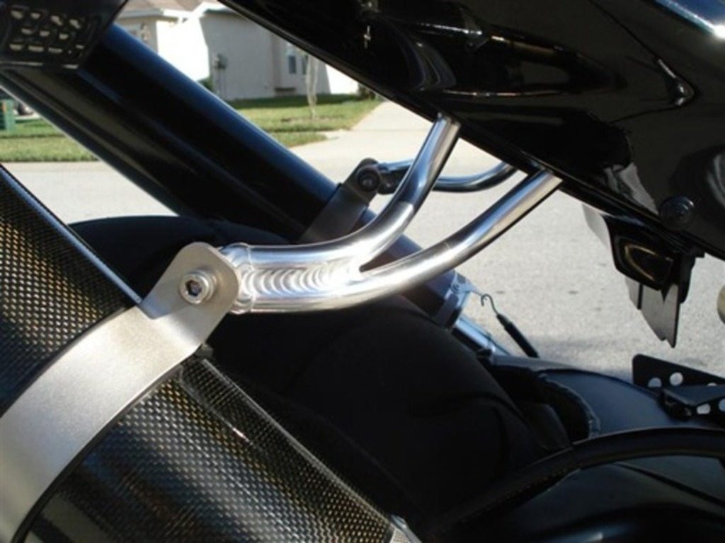 Ladybird レディバード アルミマフラーステー 右のみ VTR1000SP1 VTR1000SP2 HONDA ホンダ マフラーステー マフラー
