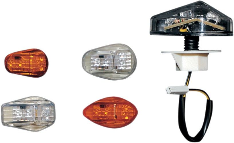 COMPETITION WERKES コンペティションワークス マーカーランプ LED アンバー KAWASAKI【LIGHT MARKER KAW AMB [2040-0384]】 ZX-6R Ninja ZX-7R 1996 - 2003 ZX-9R KAWASAKI カワサキ ウインカー 灯火類 電装系｜ウェビック　店