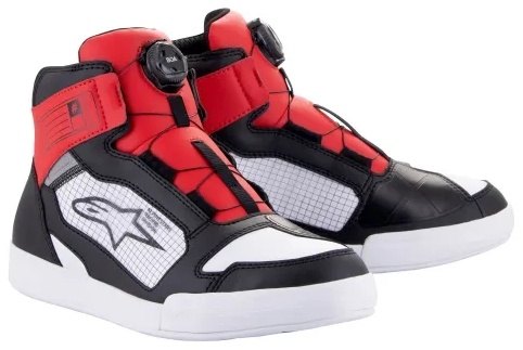 alpinestars アルパインスターズ AXIOM BOA WATERPROOF SHOE *ASIA［アクショムボア ウォータープルーフ シューズ ブラック／ホワイト／レッド］ライディングシューズ ライディングシューズ フットウェア｜ウェビック　店