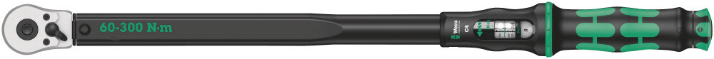 WERA ヴェラ 1/2DR ラチェット式トルクレンチ 60-300N.m C4 その他、トルクレンチ トルクレンチ 計測ツール|ウェビック 店