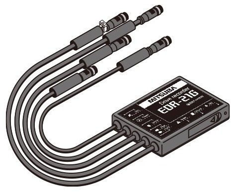 MITSUBA ミツバサンコーワ 【補修・オプションパーツ】EDR-21G 本体 その他ドライブレコーダーオプション・補修部品 バイク用カメラ 電子機器類