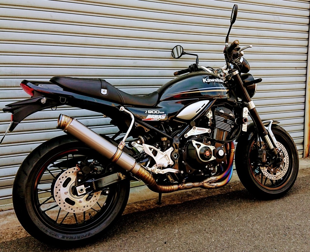 ASAHINA RACING アサヒナレーシング フルチタンEX レーシングスペック GPフォーミュラサイレンサー仕様 Z900RS KAWASAKI カワサキ フルエキゾーストマフラー マフラー サイレンサー長：400mm / オプション専用バッフル：あり / エンド部：スタンダードエンド