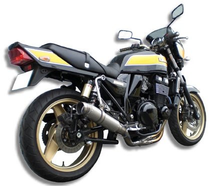 ASAHINA RACING アサヒナレーシング GP Formulaサイレンサー ダウンタイプ ZRX400 KAWASAKI カワサキ フルエキゾーストマフラー マフラー エンド部：スタンダードエンド / オプション専用バッフル：スタンダードエンド用